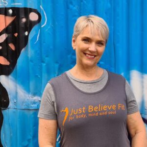 Joy Curtis teaches dance classes for mature movers at Just Believe Fit in Thornbury 